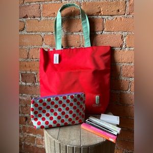 Clinique Tote, Eyeliner, Shadow, and Cosmetic bag. NEW Quickliner